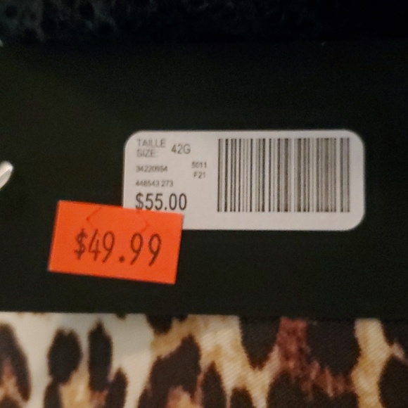 [42G] Déesse Lingerie - Animal Print Contour T-Shirt Lace Wings - Picture 8 of 9